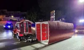 واژگونی قطار تفریحی در جنوب اسپانیا با ۱۷ زخمی