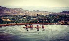 چشمه پلکانی سنگرود از عجایب دیدنی رودبار/ تصاویر 