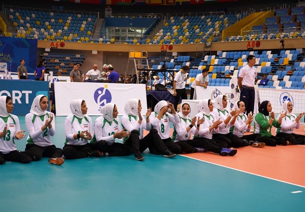 تیم والیبال نشسته زنان ایران، نایب قهرمان آسیا شد

