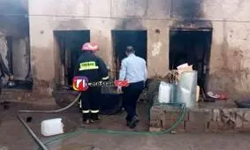 مرگ تلخ یک کودک در اثر آتش‌ سوزی در خور