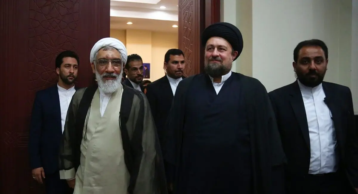 دیدار مصطفی پور محمدی با سید حسن خمینی/ تصاویر
