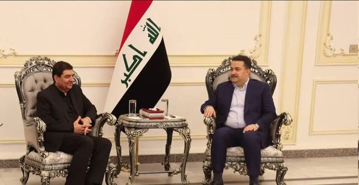 دیدار مخبر با نخست‌وزیر عراق در بغداد

