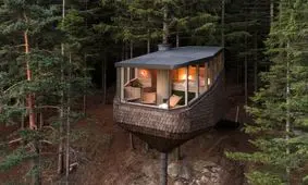 مدرن‌ترین کلبه‌های جنگلی جهان