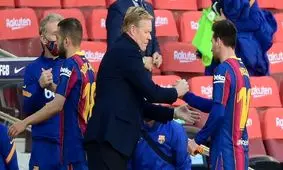 رونالد کومان: با جدایی مسی از بارسلونا نابود شدم

