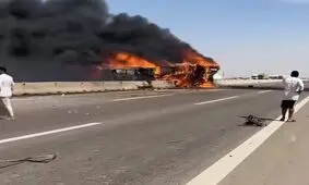 حادثه مرگبار اتوبوس حامل زائران در عراق/21 نفر جان باختند

