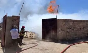 آتش سوزی در شهرک صنعتی بهاران مهار شد/ ویدئو