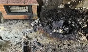 مهار آتش‌سوزی یک منزل مسکونی در مشهد