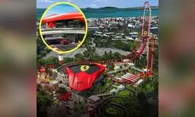 فراری لند بارسلونا: هیجان سرعت با بلندترین ترن هوایی اروپا و اولین هتل ۵ ستاره فراری/ تصاویر