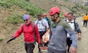 سقوط مرگبار یک نفر از کوه در کرمان