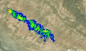 توده عظیم ابر متان در آسمان استان فارس رویت شد/ شرکت ملی نفت ایران بزرگترین تولیدکننده گاز گلخانه‌ای در جهان