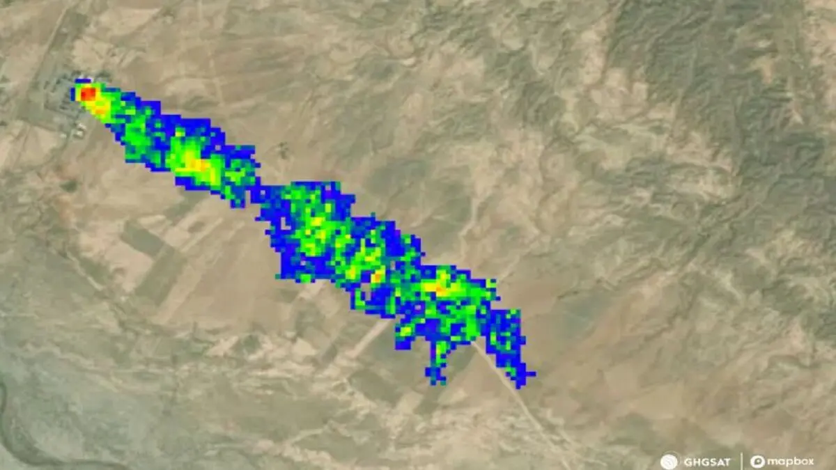 توده عظیم ابر متان در آسمان استان فارس رویت شد/ شرکت ملی نفت ایران بزرگترین تولیدکننده گاز گلخانه‌ای در جهان