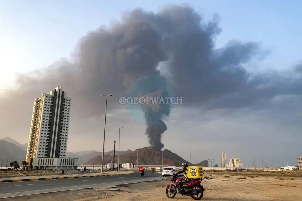 ایران با ۲ موشک بالستیک و ۳ پهپاد به امارات حمله کرد