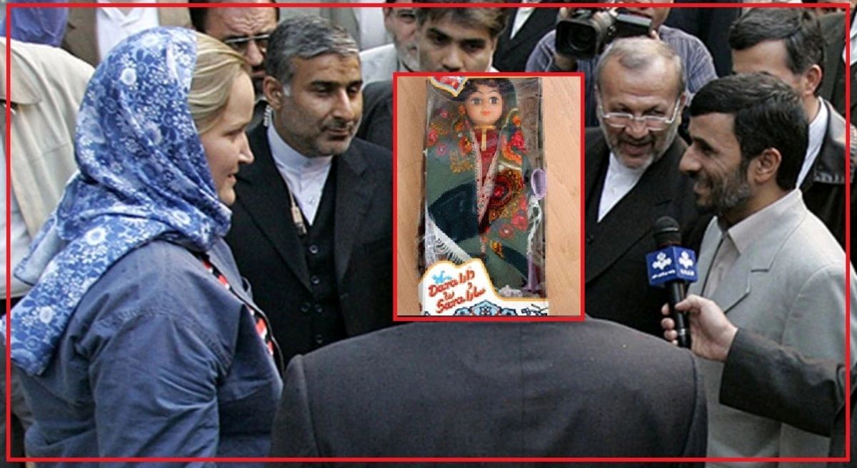خانم ملوان انگلیسی: عروسک اهدایی احمدی نژاد را بررسی کردیم تا مبادا بمبی در آن باشد!