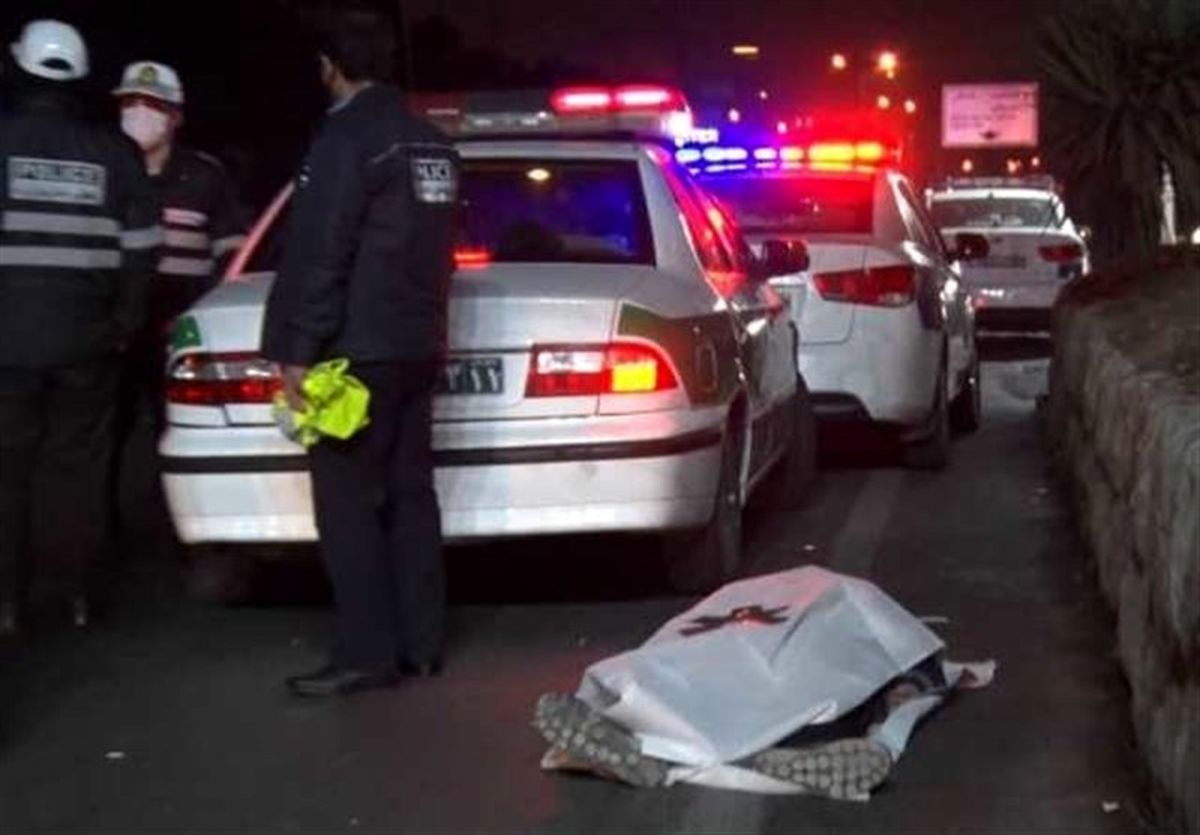 فرار راننده خودرو پس از تصادف مرگبار در شمال تهران