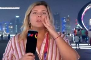 دزدی از روزنامه نگار آرژانتینی در جریان اجرای زنده در قطر