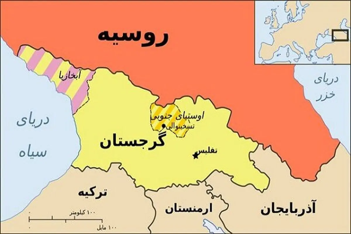 گرجستان به سمت ایران و روسیه آمد