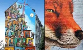 خلاقیت هنرمندان خیابانی روی «دیوارها» در سراسر جهان 