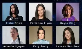 پرواز فضایی کاملا زنانه با خواننده آمریکایی 