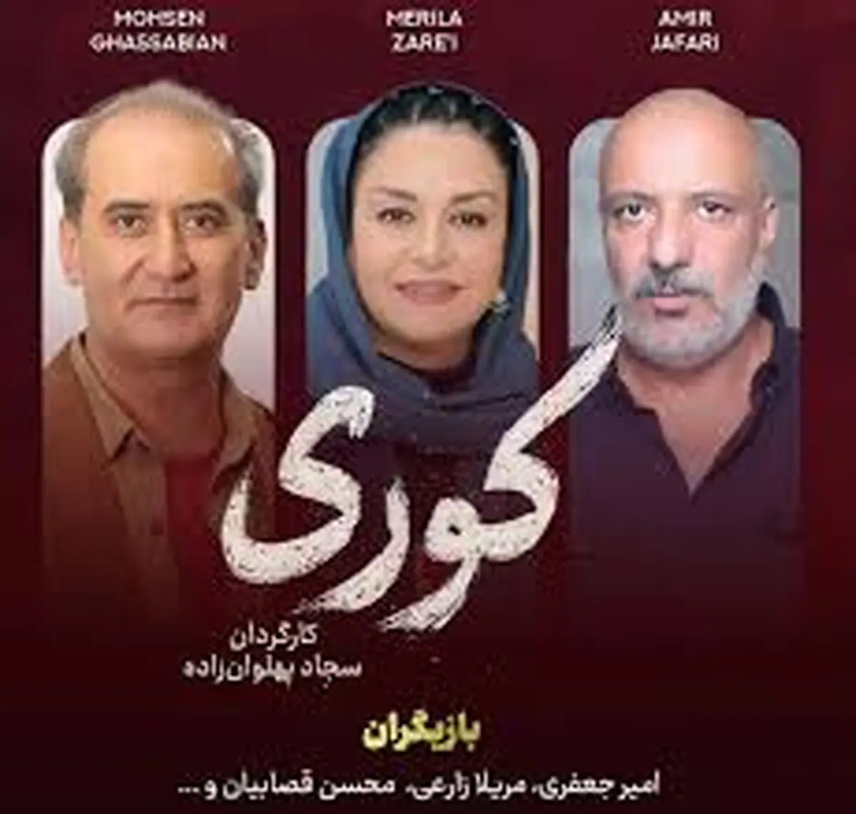 مریلا زارعی، امیر جعفری و سارا بهرامی در سریال جدید