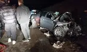 تصادف زنجیره ای در البرز سه کشته و چهار مجروح داشت
