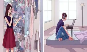 ۸ حقیقت روانشناسی که خانه شلوغ و نامرتب تان درباره شما برملا می کند