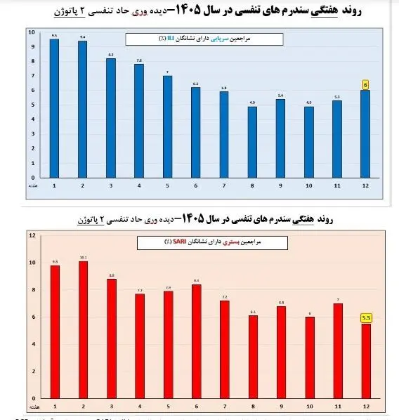 وضعیت آنفلوآنزا در هفته دوازدهم سال / رصد عفونت‌های تنفسی در حجاج در ۶ فرودگاه کشور
