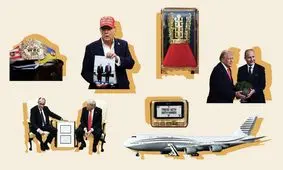 از بوئینگ تا تاج طلا؛ پیام‌های پنهان در هدایای رهبران جهان به ترامپ