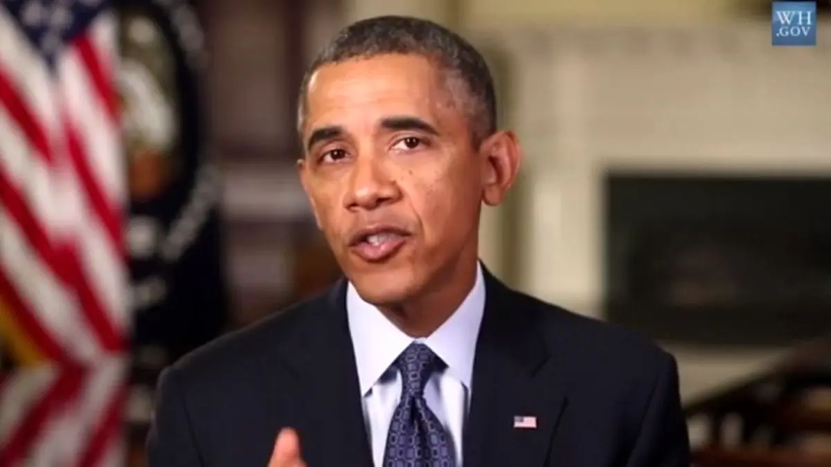 سفر در زمان؛ «باراک اوباما» در میان هواداران اش در بوستون؛ سال 1383 