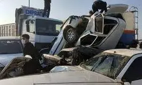 واکنش پلیس راهور به اظهارات جدید درباره تصادف زنجیره‌ای بهبهان