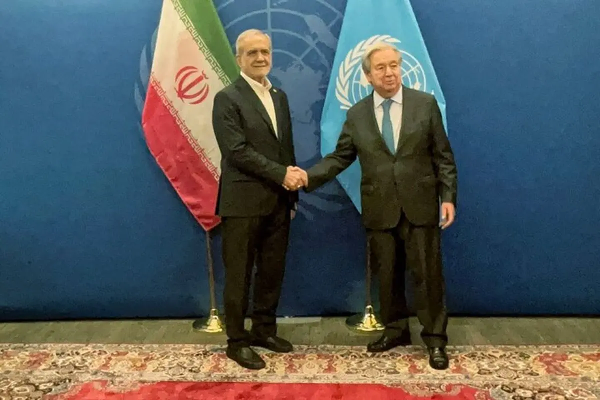 رئیس جمهور با دبیرکل سازمان ملل دیدار و گفتگو کرد

