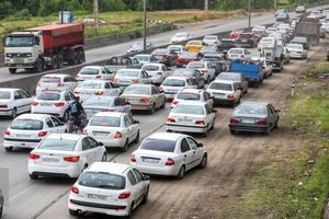 جدیدترین وضعیت ترافیکی جاده‌های کشور

