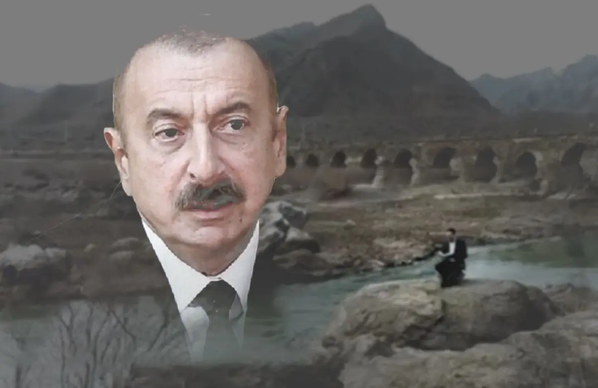 رئیس‌جمهور آذربایجان با «سوره فتح» کنار «رود ارس» به دنبال مخابره چه پیامی است؟

