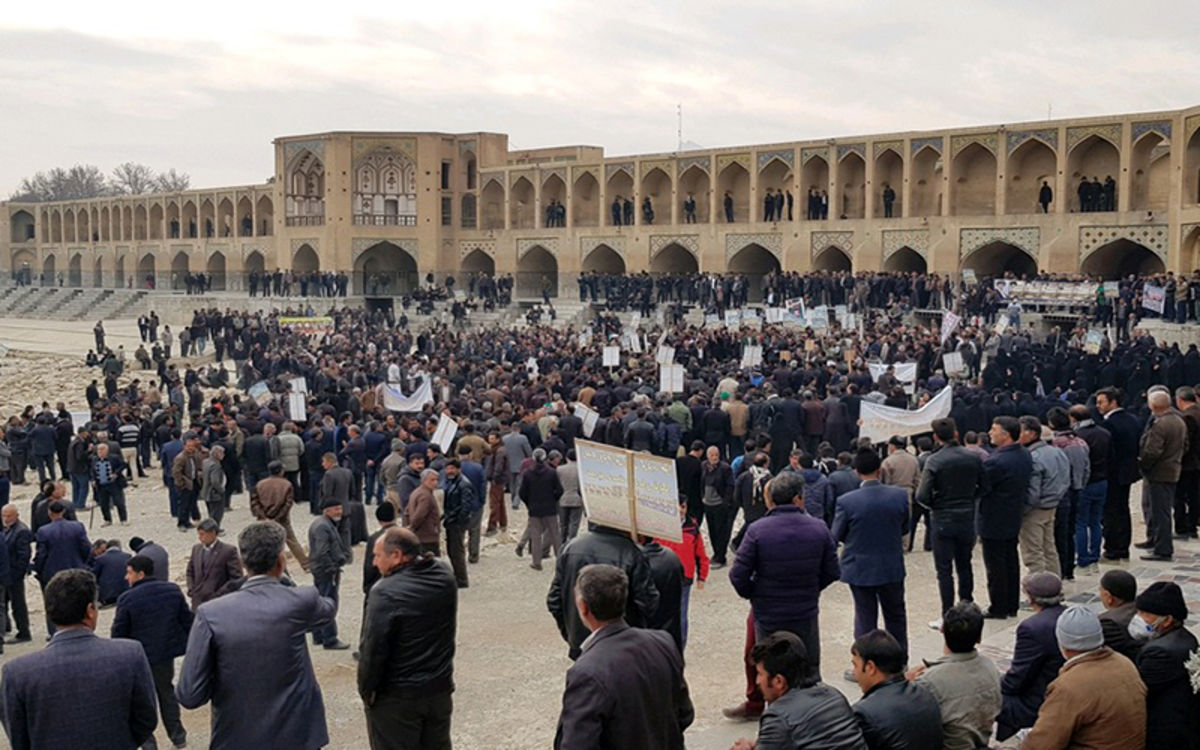 پایان اجتماع کشاورزان اصفهان/ ویدئو