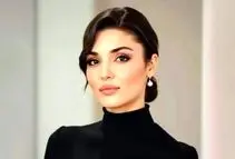 ظاهر جذاب زیباترین بازیگر ترکیه جلب‌توجه کرد