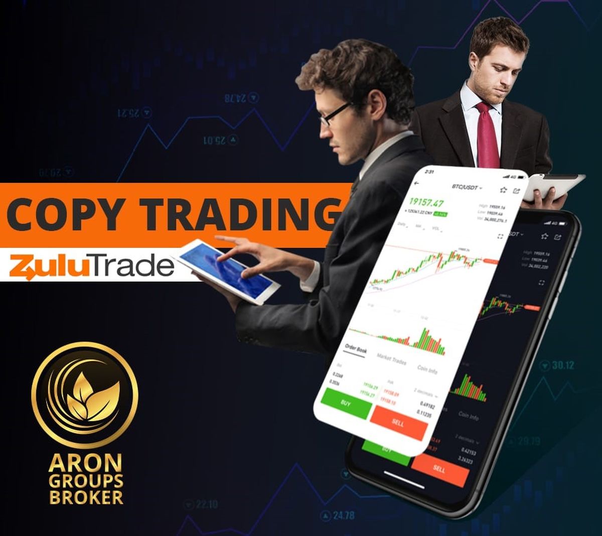 گسترش خدمات معاملات بروکر آرون گروپس با ارائه پلتفرم کپی تریدینگ ZuluTrade