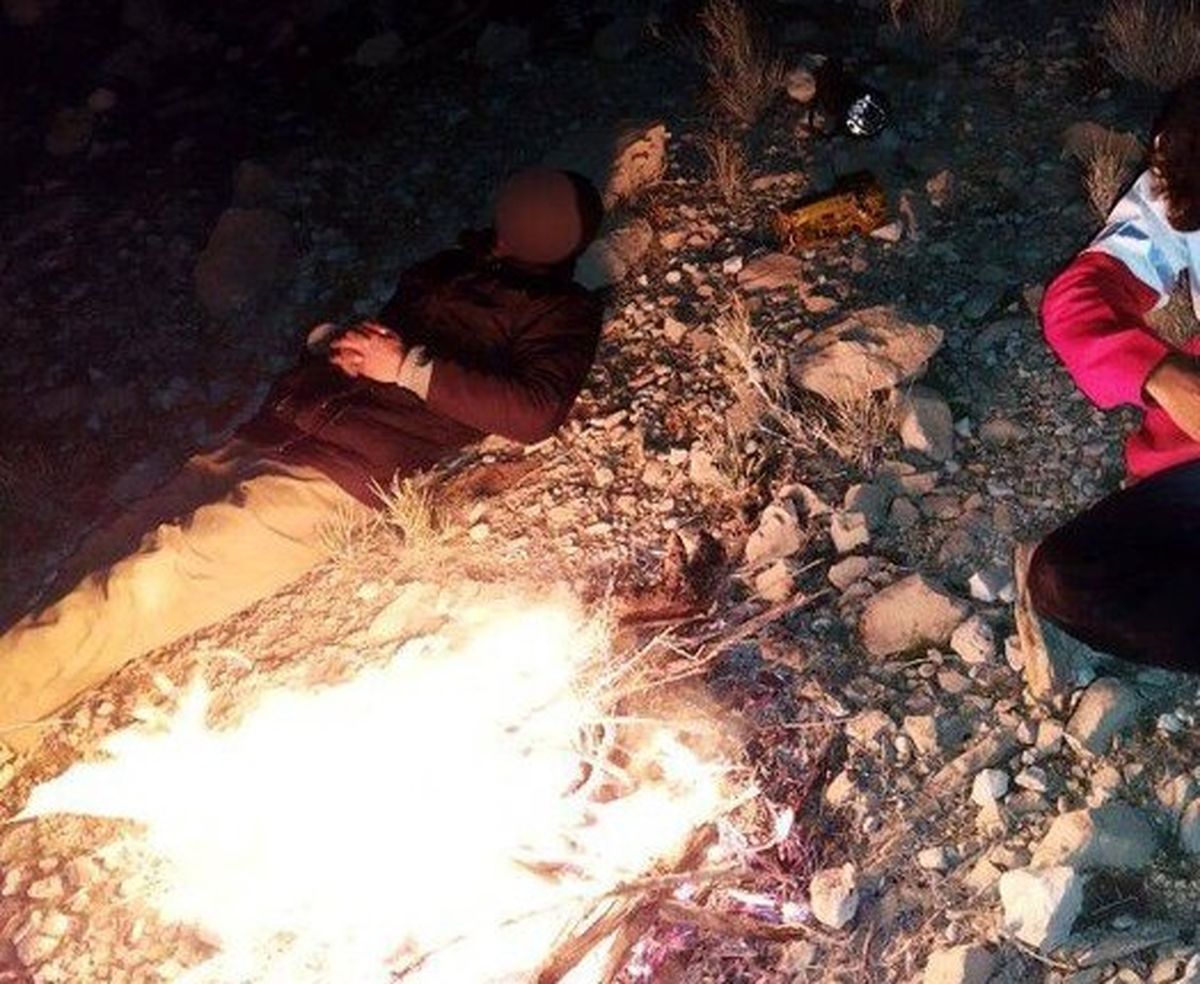 نجات چوپان ۱۷ ساله در کوههای دشتستان