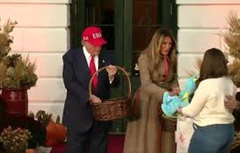 بازگشت پرسرعت ترامپ برای جشن هالووین در کاخ سفید/ ویدیو 