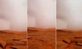 پدیده ای عجیب در عربستان؛ ابری که در یک جا می‌بارد!/ ویدئو