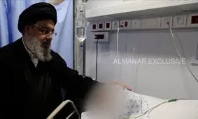 سید حسن نصرالله بر بالین مادر/ ویدئو