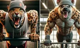 حیوانات ورزشکار: تناسب اندام در دنیای حیوانات!/ تصاویر