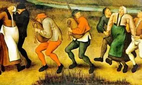 جنون رقص طاعون در اروپای قرون وسطی!

