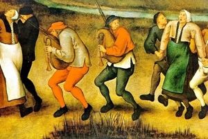 جنون رقص طاعون در اروپای قرون وسطی!

