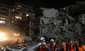 انبار تسلیحات تل آویو با حمله ایران پودر شد/ ویدئو