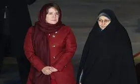  حجاب همسر رئیس جمهور کوبا هنگام ورود به ایران/ عکس
