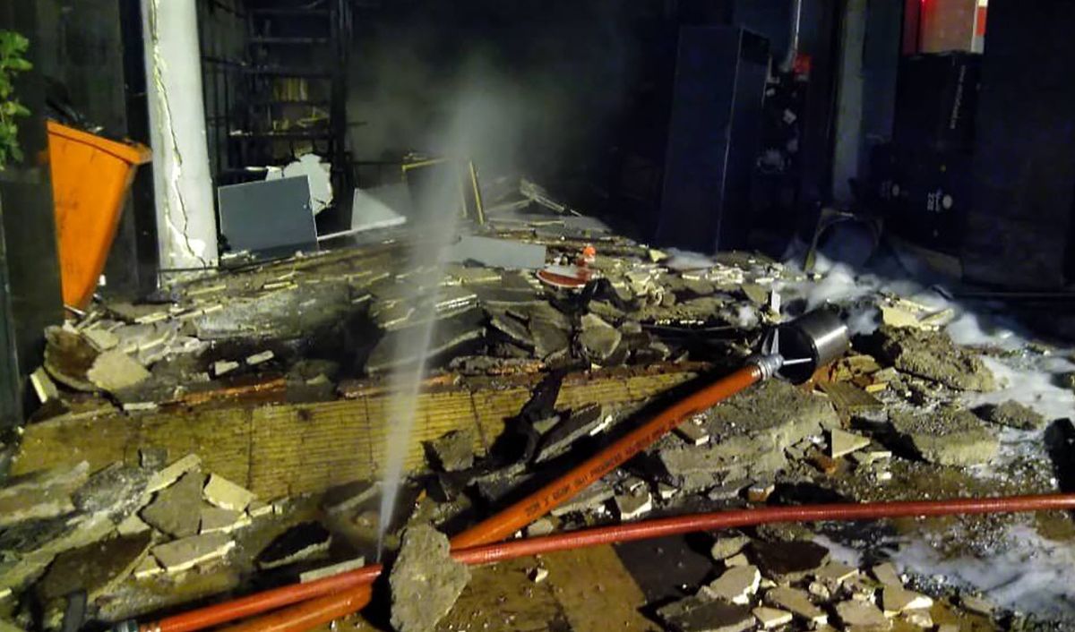 انفجار هولناک در انبار مواد محترقه در خیابان انقلاب
