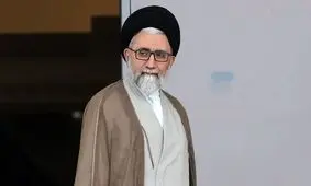  مراسم وداع با پیکر مطهر «اسماعیل خطیب» در حرم رضوی/ ویدئو