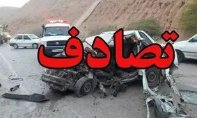 تصادف زنجیره‌ای در جاده سقز، یک کشته و ۴ مجروح