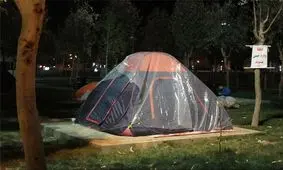 مرگ تلخ ۲ مرد در داخل چادر مسافرتی