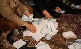 یک رأی سفید، فقط به عشق رهبر/ عکس

