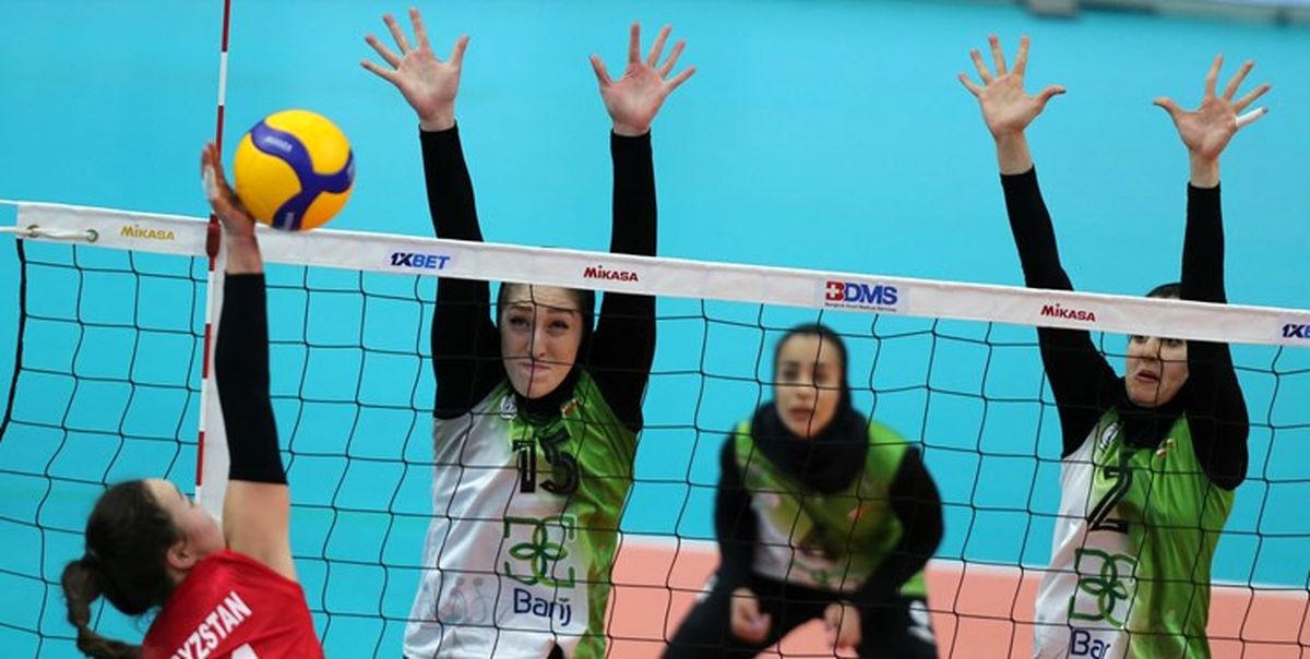 پیروزی والیبال زنان ایران در اولین مسابقه قهرمانی باشگاههای آسیا